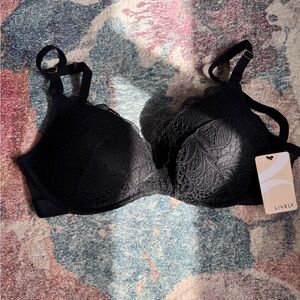 NWT Lively Elegant Black Lace Bra